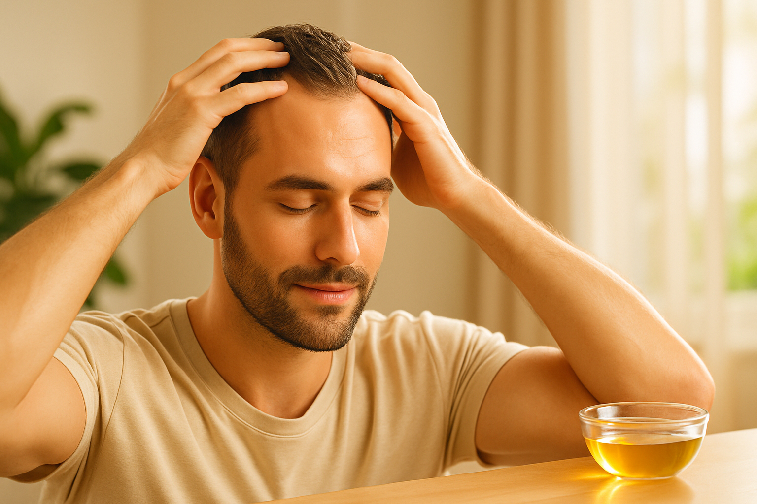 עיסוי שמן לכאבי ראש