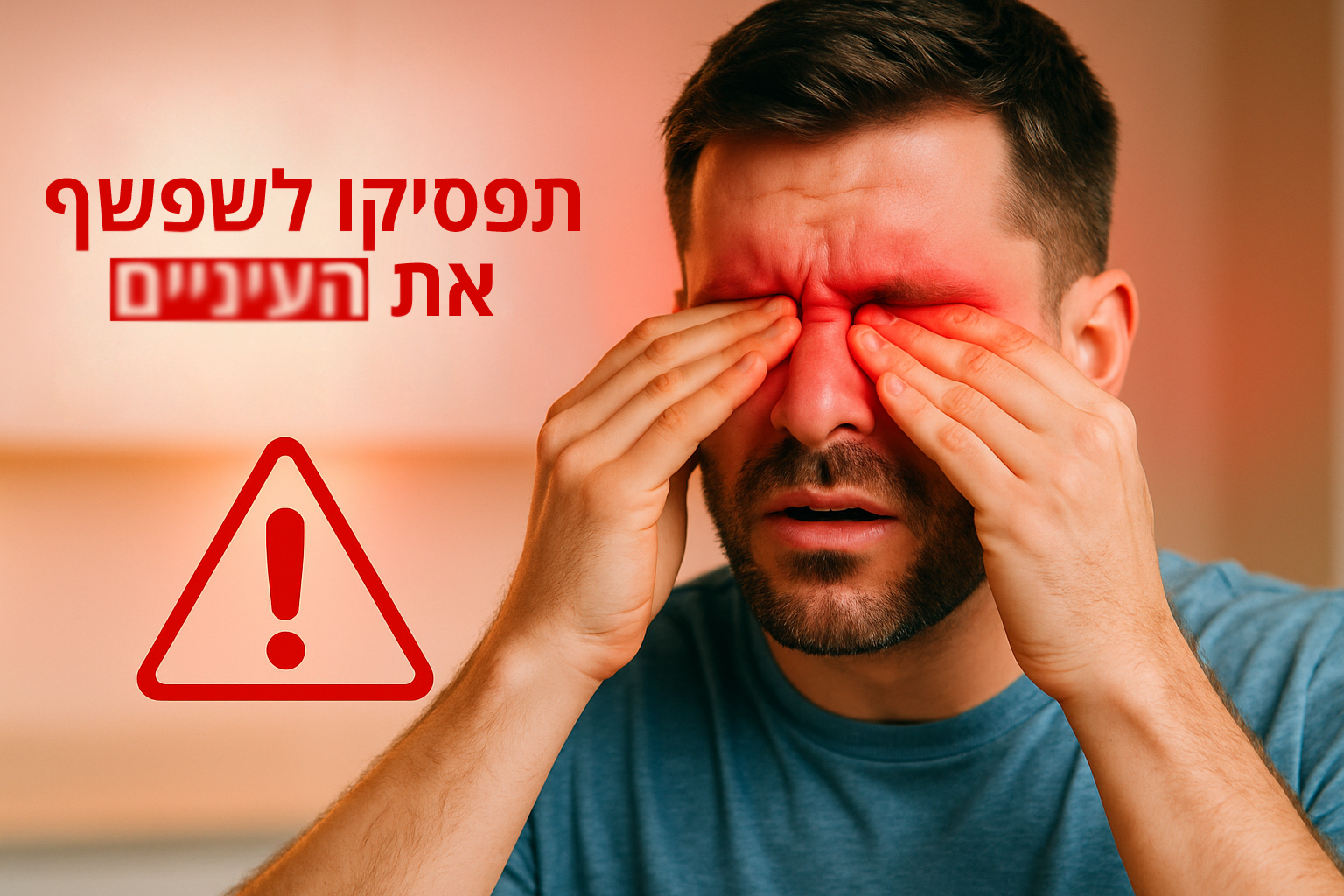 תפסיקו לשפשף את העניים