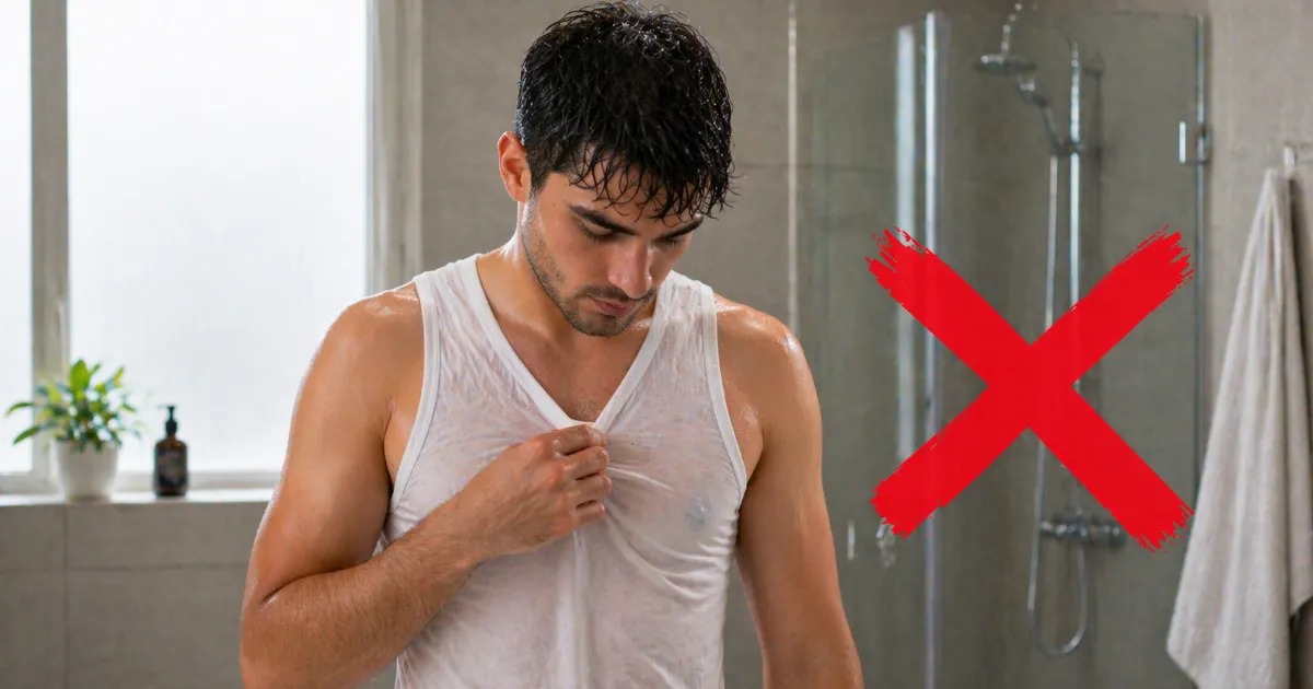 דברים שלא כדי לעשות אחרי מקלחת