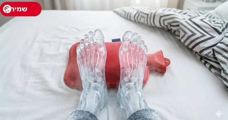 רגליים קפואות בלילה