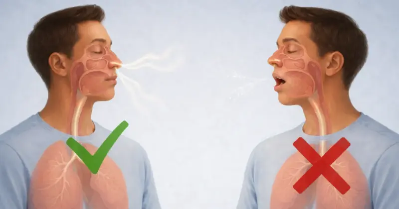 חשוב לנשום מהאף