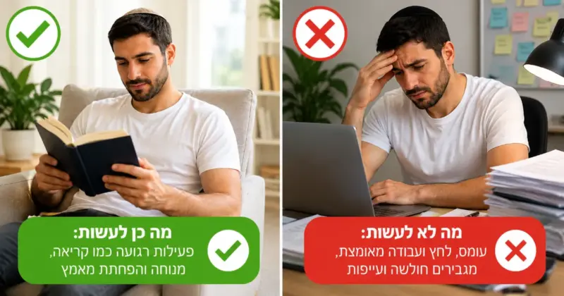 מה לעשות בצום